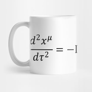 Geodesic Equation - Differential Geometry And Structure Of Spacetime Mug